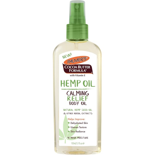  Palmers Cocoa Butter Formula Hemp Oil Calming Relief Body Oil, 5.1 Ounces