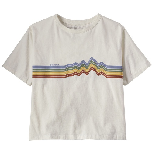 파타고니아 Patagonia Ridge Rise Stripe Organic Easy Cut T-Shirt - Womens