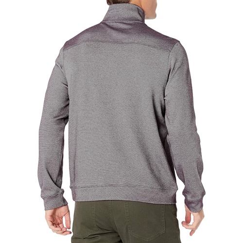  Perry Ellis Mens The Icon Quarter-Zip Logo Sweater