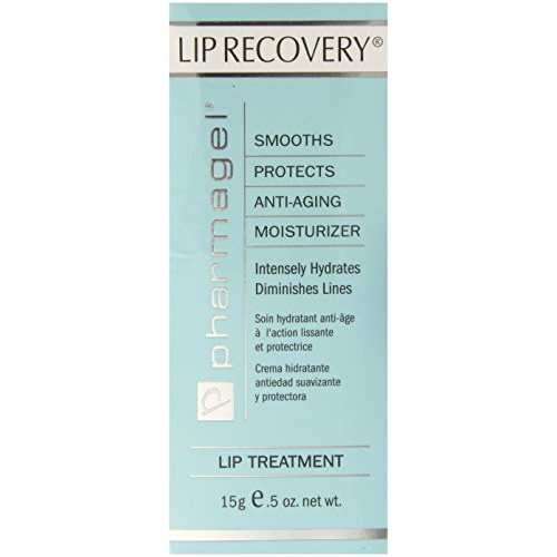  Pharmagel Lip Recovery Protectant, Hydrating Lip Treatment for Lip Lines and Wrinkles - Lip Moisturizer - Lip Balm & Repair - 0.5 oz.