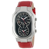Philip Stein Unisex 2-BK-CSTR Signature Stainless Steel Watch with Leather Band