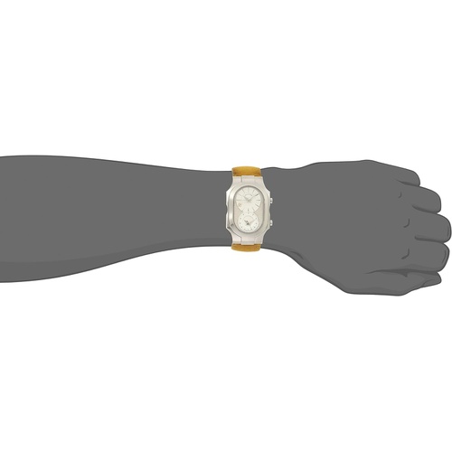  Philip Stein Mens 200-SLG-CAM Swiss Signature Analog Display Swiss Quartz Brown Watch