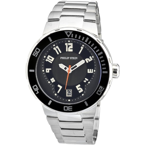  Philip Stein Mens 34-BB-SS Extreme Stainless-Steel Strap Watch