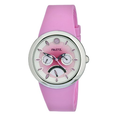  Philip Stein Womens F43S-SD-P Quartz Pink Dial Stainless Steel Watch