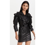 Philosophy di Lorenzo Serafini Faux Leather Mini Dress