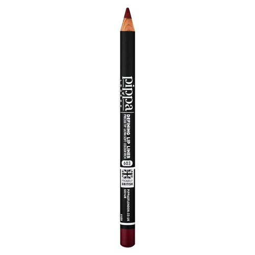  Pippa of London Defining Lip Liner Pencil - Ultra-Soft Lip Filler for Lip Lines - Colour-Rich Long Stay Lip Liner - Lip Primer for Lipstick - Creamy Lip Liner with Matte Finish - P