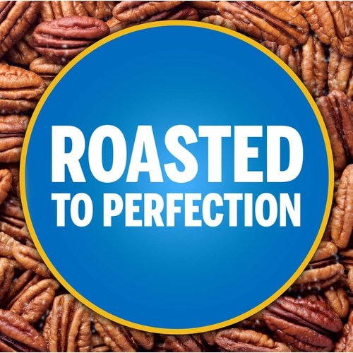  PLANTERS Roasted Pecans, 7.25 Oz. Resealable Canister - Salted Pecans - Snacks for Adults - Kids Snacks - Vegan Snacks, Kosher