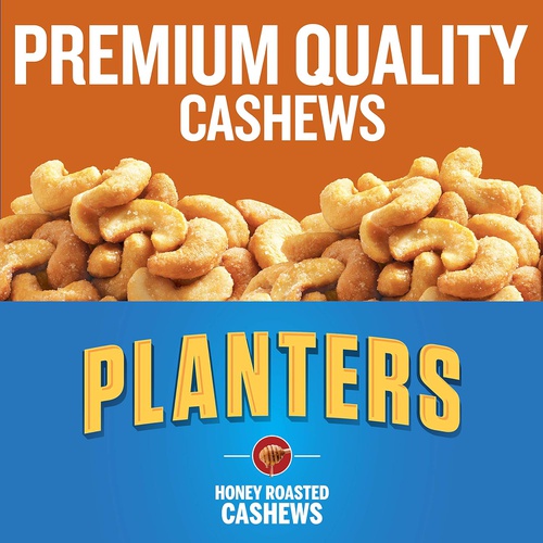  Planters Honey Roasted Cashews (1.5 oz Packets, Pack Of 18)