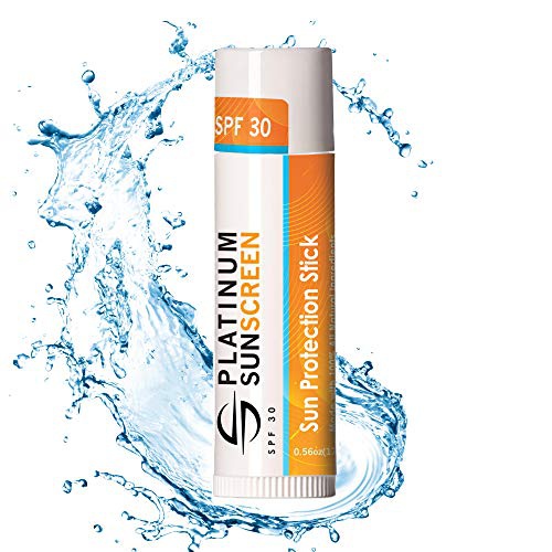  Platinum Sun Transparent clear Sunscreen Face Stick waterproof SPF 30+ Balm 0.56oz 17g