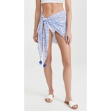 Playa Lucila Blue Printed Sarong