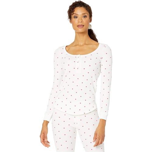  Plush Thermal Heart Pajama + Scrunchie Set