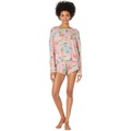 Plush Ultra Soft Floral Pajama Set