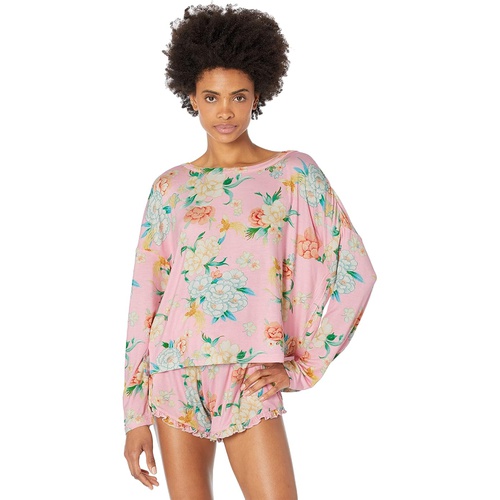  Plush Ultra Soft Floral Pajama Set