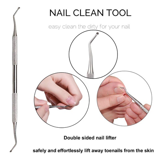  Pnrskter Ingrown toenail tool & Kit, Pedicure Tools, Professional Stainless Steel Ingrown Toe Nail Correction Tool, Nail File Clipper Lifter Corrector.