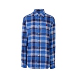 Linen Plaid Relaxed Shirt