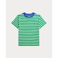 Striped Cotton Jersey Ringer Tee