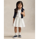 Belted Cotton Oxford Shirtdress