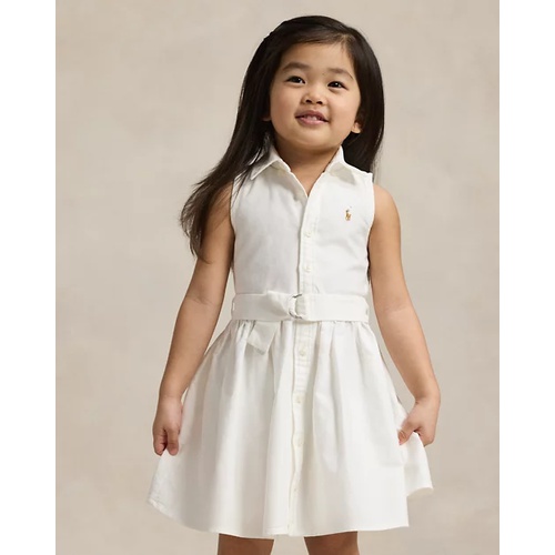 폴로 랄프로렌 Belted Cotton Oxford Shirtdress