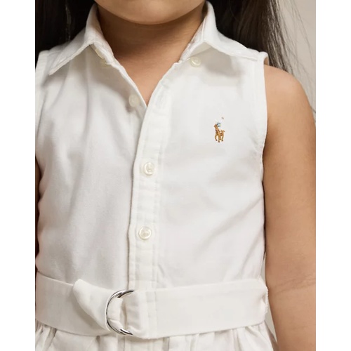 폴로 랄프로렌 Belted Cotton Oxford Shirtdress
