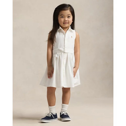 폴로 랄프로렌 Belted Cotton Oxford Shirtdress