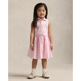 Belted Cotton Oxford Shirtdress