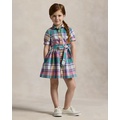 Plaid Cotton Madras Shirtdress