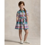 Plaid Cotton Madras Shirtdress