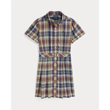Plaid Cotton Shirtdress