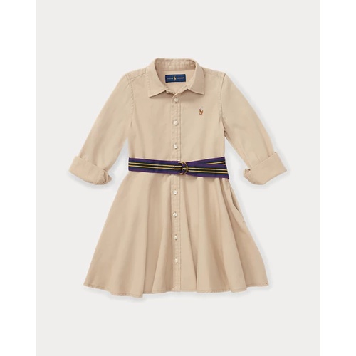 폴로 랄프로렌 Belted Cotton Chino Shirtdress
