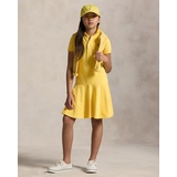 Stretch Mesh Polo Dress