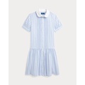 Striped Cotton Dobby Dress