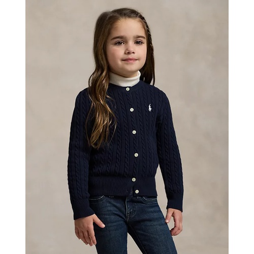 폴로 랄프로렌 Mini-Cable Cotton Cardigan
