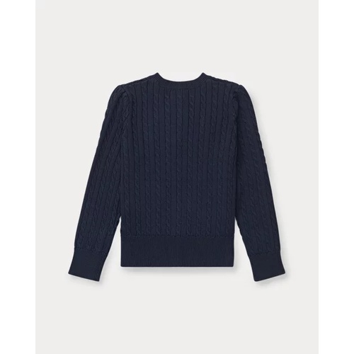 폴로 랄프로렌 Mini-Cable Cotton Cardigan