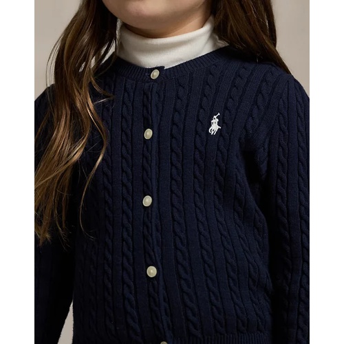 폴로 랄프로렌 Mini-Cable Cotton Cardigan
