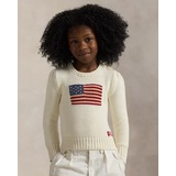 Flag Cotton Crewneck Sweater