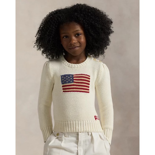 폴로 랄프로렌 Flag Cotton Crewneck Sweater