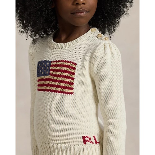 폴로 랄프로렌 Flag Cotton Crewneck Sweater