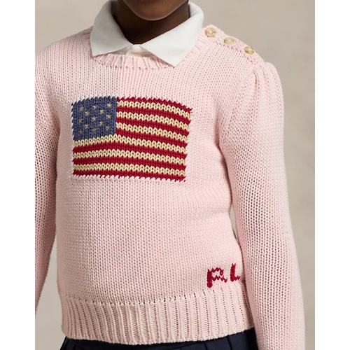폴로 랄프로렌 Flag Cotton Crewneck Sweater