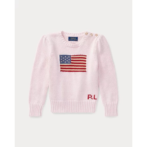 폴로 랄프로렌 Flag Cotton Crewneck Sweater