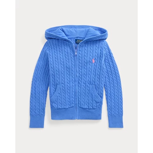폴로 랄프로렌 Mini-Cable Cotton Full-Zip Hoodie