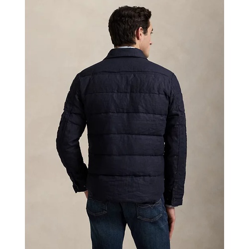 폴로 랄프로렌 Quilted Linen Down Jacket