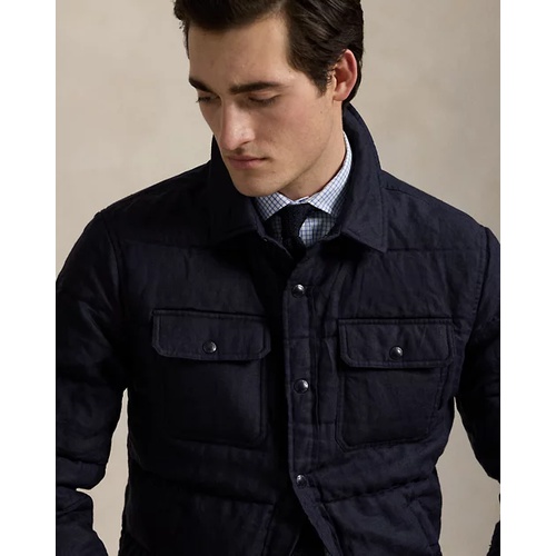 폴로 랄프로렌 Quilted Linen Down Jacket