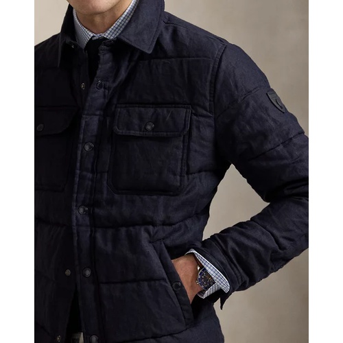 폴로 랄프로렌 Quilted Linen Down Jacket