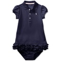 Polo Ralph Lauren Baby Girls Ruffled Trim Cupcake Dress
