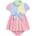 Polo Ralph Lauren Baby Striped Color Blocked Dress