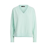 Jersey V-Neck Pullover