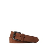 Suede Roller-Buckle Belt