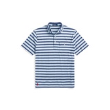 Striped Jersey Pocket Polo Shirt