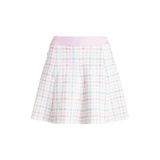 Gingham Performance Jersey Skort