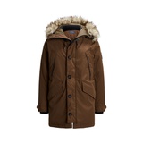 Faux-Fur-Trim Down Parka